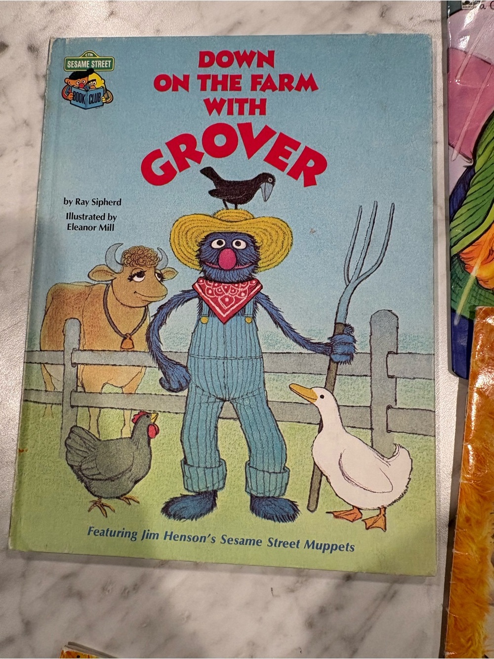 Vintage Sesame Street Kids Board Book Bundle - Colorful Sesame Street Character - Picture 3 of 5